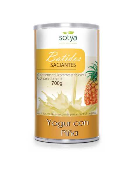 Batido saciante de Yogur-Piña 700g Sotya Batido saciante de Yogur-Piña 700g Sotya